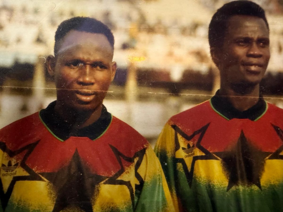 Joseph Annor Aziz im Trikot der ghanaischen Nationalmannschaft