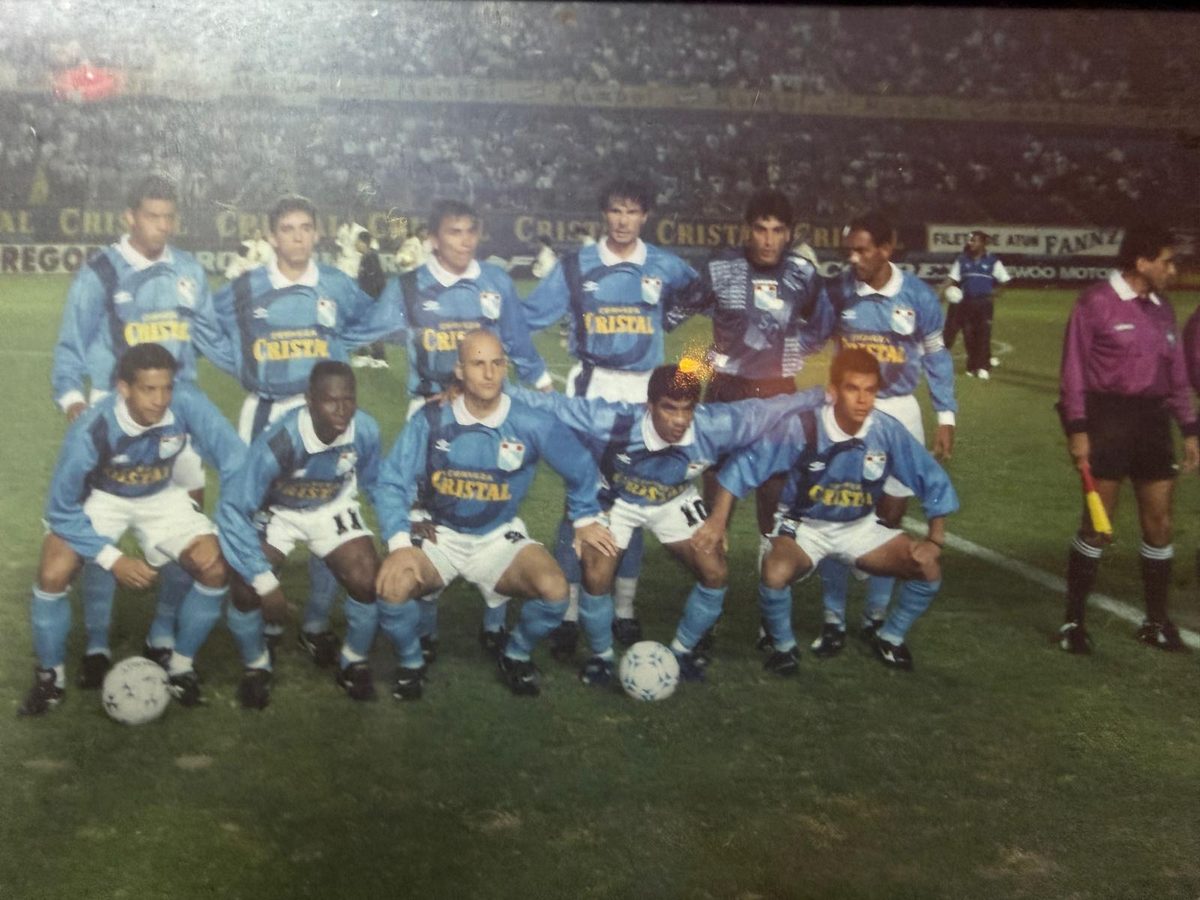 Mannschaftsfoto Sporting Cristal Lima mit Joseph Annor Aziz