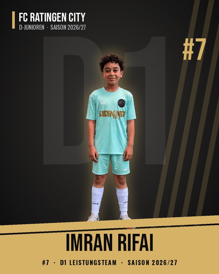 Imran Rifai, Rückennummer 7, D-Junioren I FC Ratingen City