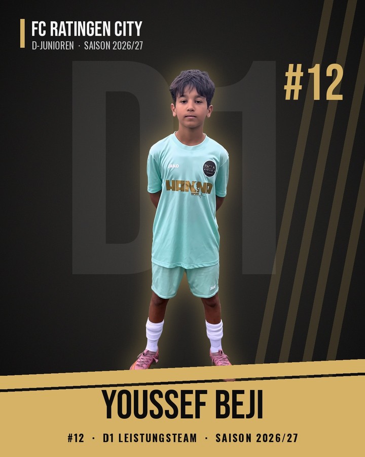 Youssef Beji, Rückennummer 12, D-Junioren I FC Ratingen City
