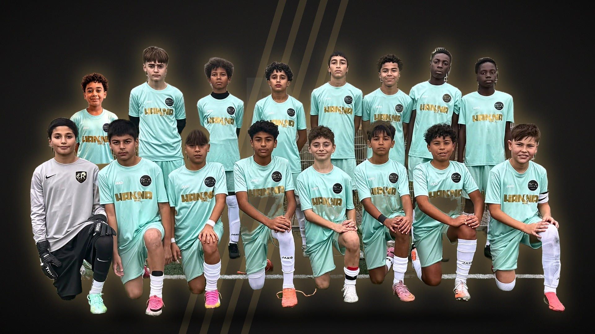 Teamfoto D-Junioren I (D1) Leistungsteam FC Ratingen City