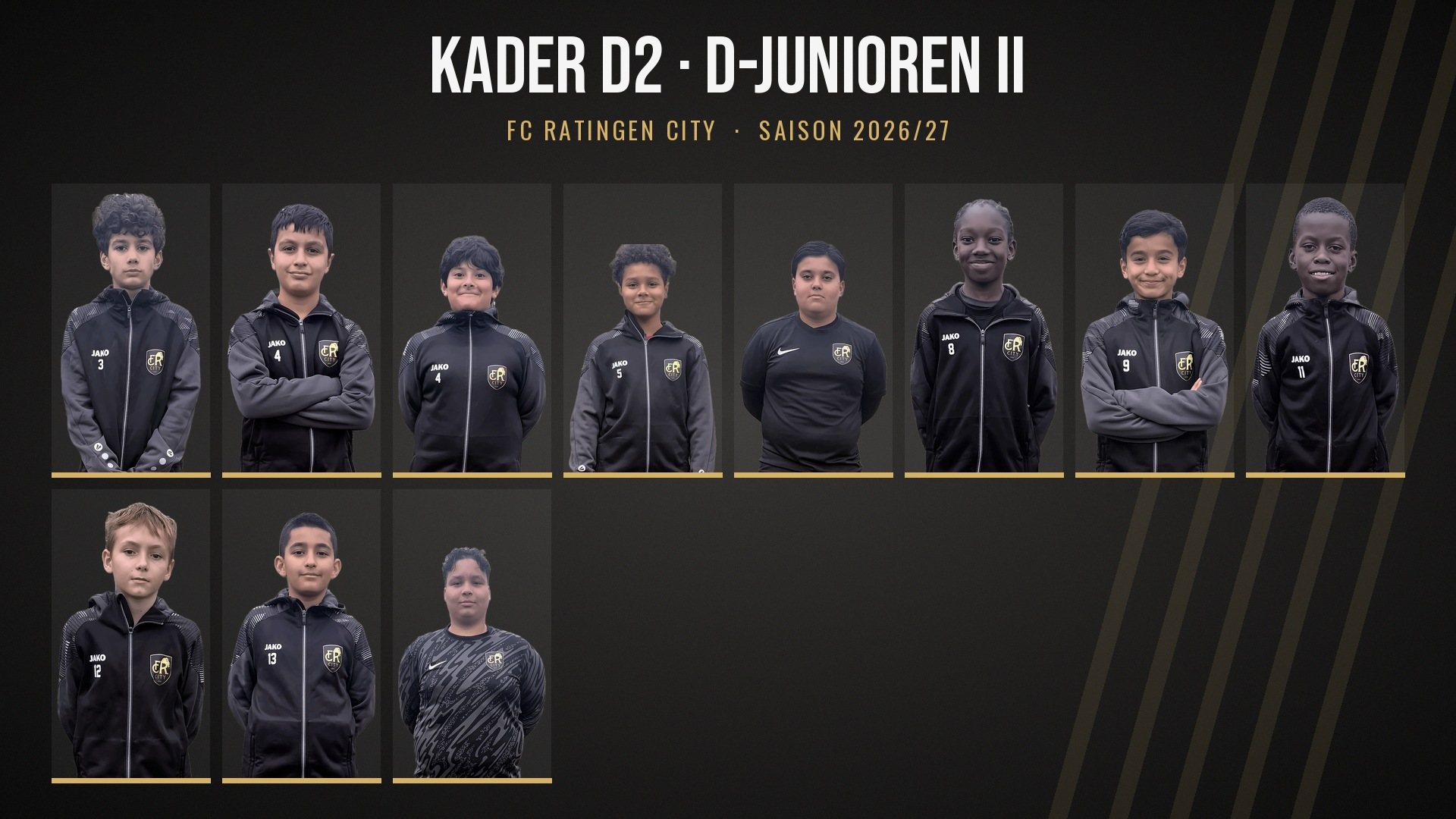 Kaderübersicht D-Junioren II (D2)