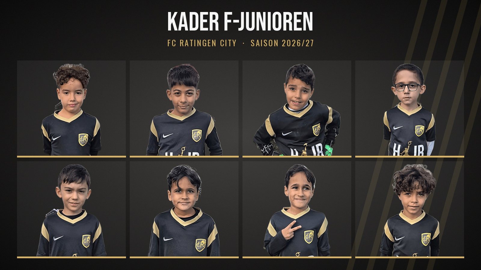 Kaderübersicht F-Junioren (U9)