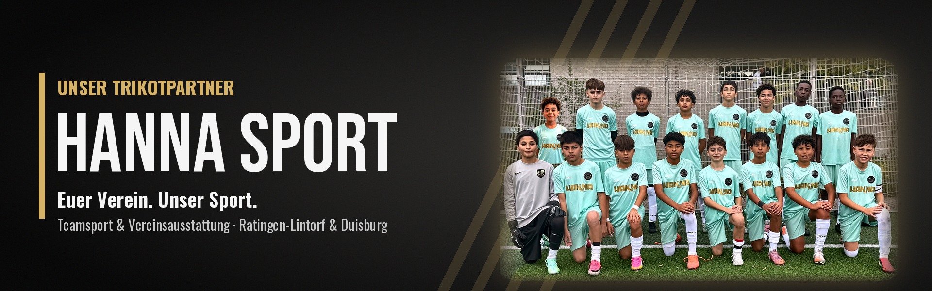 HANNA Sport – Trikotpartner des FC Ratingen City
